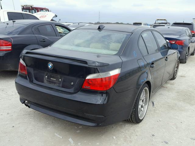 WBANA735X4B806132 - 2004 BMW 530 I BLACK photo 4