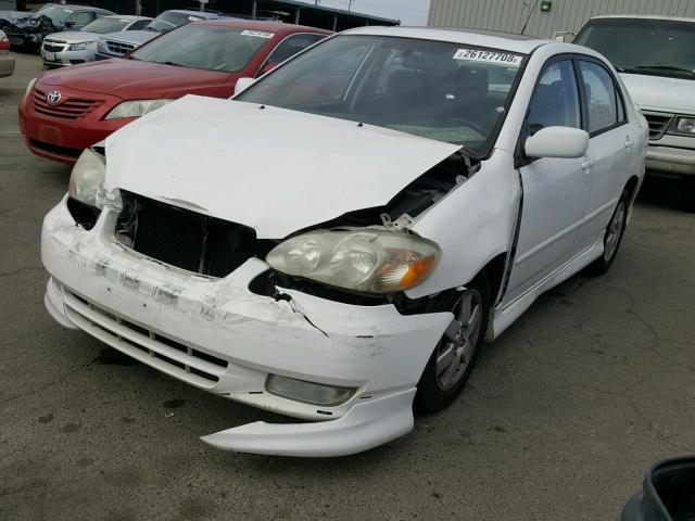 1NXBR32EX4Z236156 - 2004 TOYOTA COROLLA CE WHITE photo 2