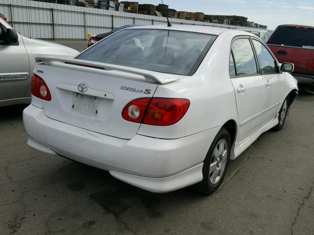 1NXBR32EX4Z236156 - 2004 TOYOTA COROLLA CE WHITE photo 4