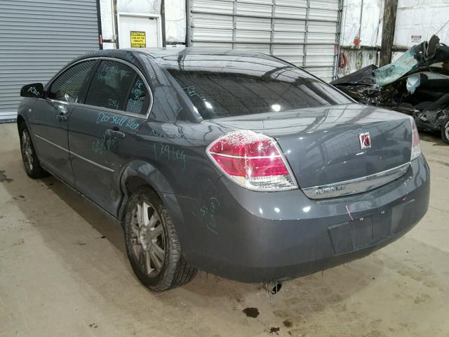 1G8ZS57N18F295502 - 2008 SATURN AURA XE GRAY photo 3