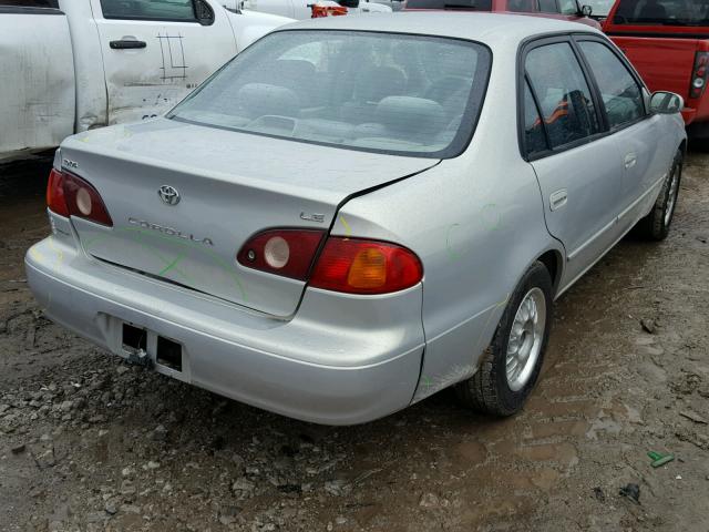 2T1BR12E41C446849 - 2001 TOYOTA COROLLA CE GRAY photo 4