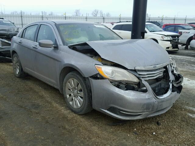 1C3CCBAB3DN524367 - 2013 CHRYSLER 200 LX SILVER photo 1