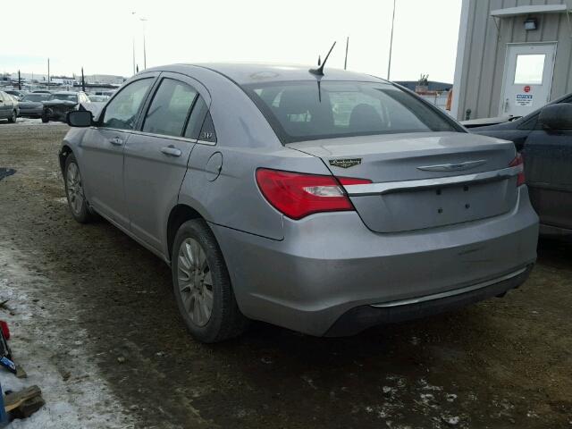 1C3CCBAB3DN524367 - 2013 CHRYSLER 200 LX SILVER photo 3