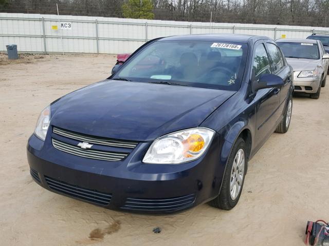 1G1AD5F5XA7176970 - 2010 CHEVROLET COBALT 1LT BLUE photo 2