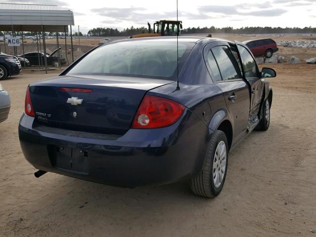 1G1AD5F5XA7176970 - 2010 CHEVROLET COBALT 1LT BLUE photo 4