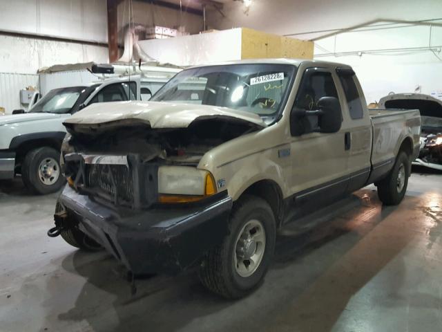 1FTNX20FXXEA29519 - 1999 FORD F250 SUPER TAN photo 2