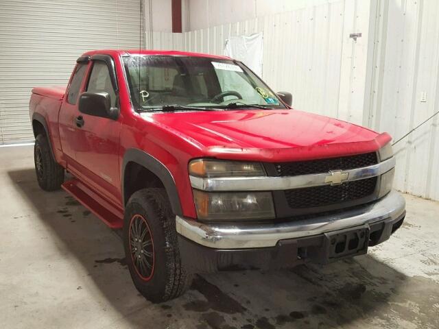 1GCDT196358110832 - 2005 CHEVROLET COLORADO RED photo 1