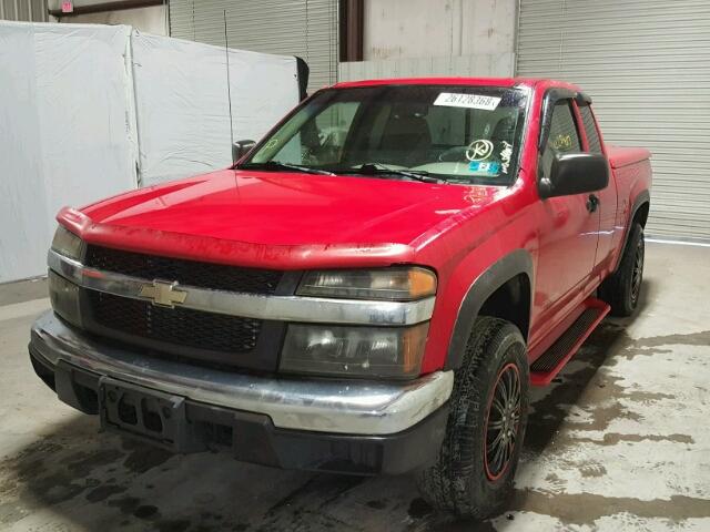 1GCDT196358110832 - 2005 CHEVROLET COLORADO RED photo 2