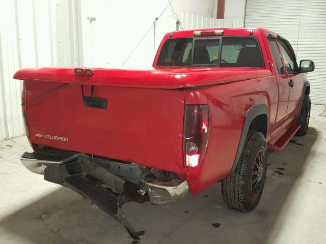 1GCDT196358110832 - 2005 CHEVROLET COLORADO RED photo 4