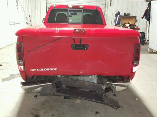 1GCDT196358110832 - 2005 CHEVROLET COLORADO RED photo 9