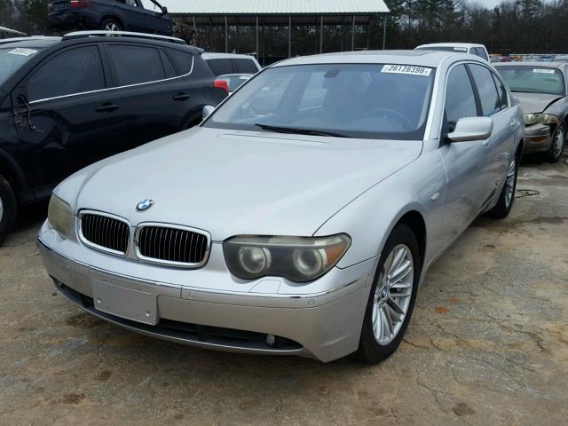 WBAGN63493DS44693 - 2003 BMW 745 LI SILVER photo 2