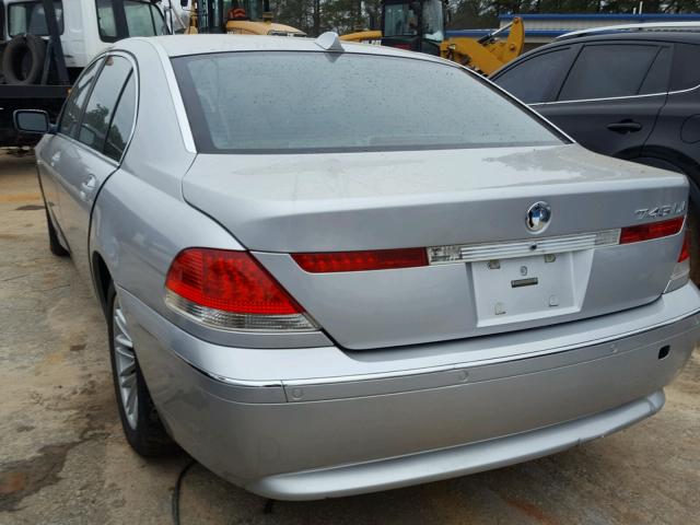 WBAGN63493DS44693 - 2003 BMW 745 LI SILVER photo 9