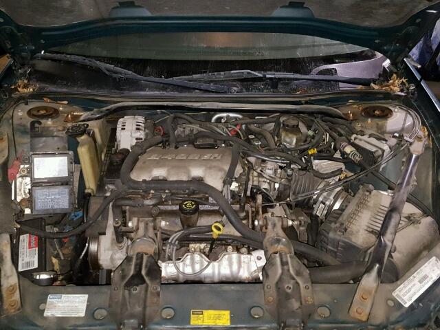 2G1WF55E919331640 - 2001 CHEVROLET IMPALA GREEN photo 7