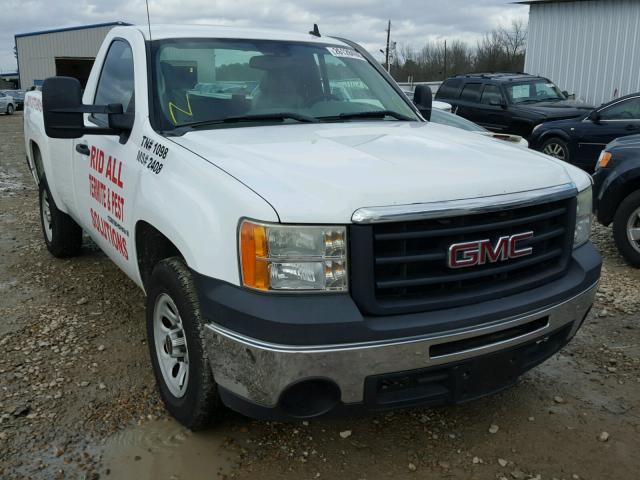 1GTEC14X59Z138118 - 2009 GMC SIERRA C15 WHITE photo 1