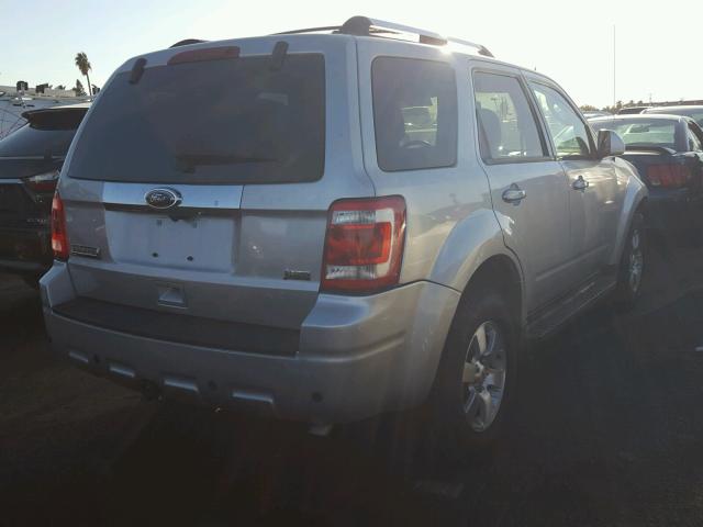 1FMCU0EG9AKC07642 - 2010 FORD ESCAPE LIM SILVER photo 4