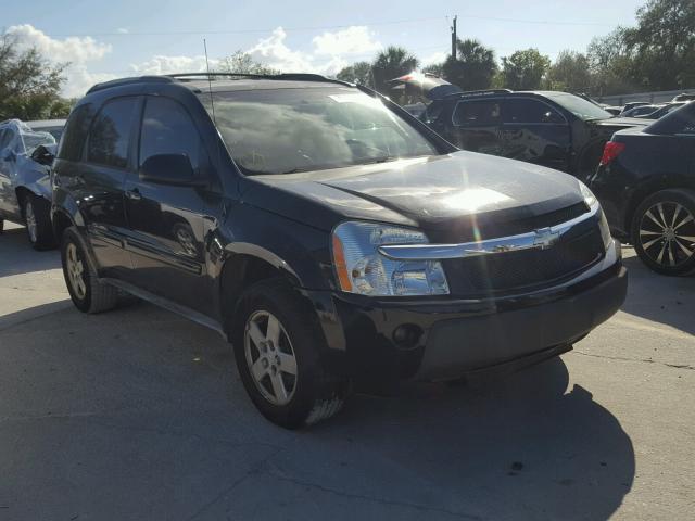 2CNDL63F256180491 - 2005 CHEVROLET EQUINOX LT BLACK photo 1