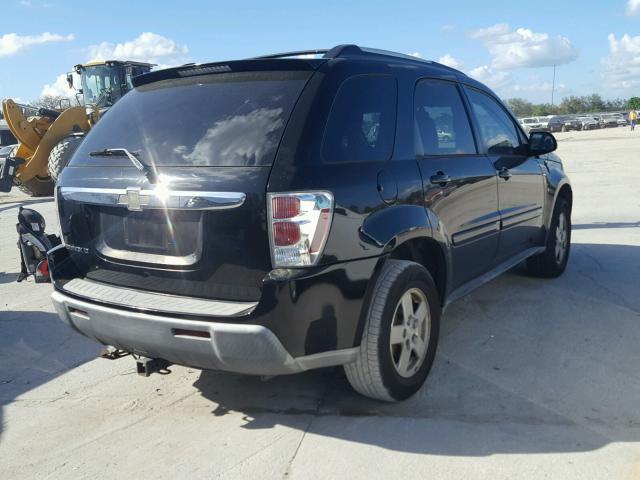 2CNDL63F256180491 - 2005 CHEVROLET EQUINOX LT BLACK photo 4