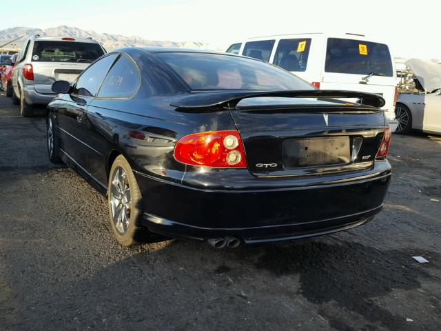 6G2VX12G54L251111 - 2004 PONTIAC GTO BLACK photo 3