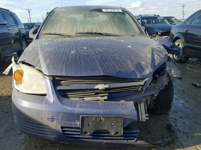 1G1AK55F977156735 - 2007 CHEVROLET COBALT LS BLUE photo 9