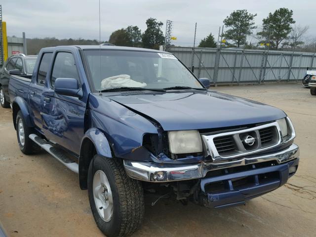 1N6ED27TXYC345582 - 2000 NISSAN FRONTIER C BLUE photo 1