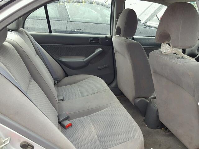2HGES16374H918452 - 2004 HONDA CIVIC DX V SILVER photo 6