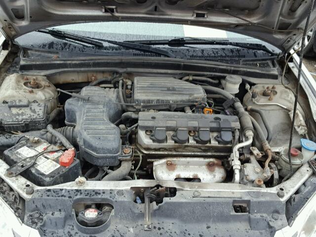 2HGES16374H918452 - 2004 HONDA CIVIC DX V SILVER photo 7