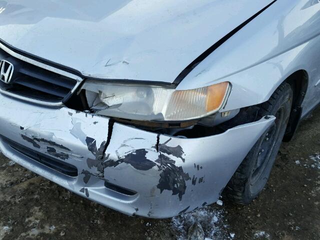 2HKRL18662H014424 - 2002 HONDA ODYSSEY EX SILVER photo 9