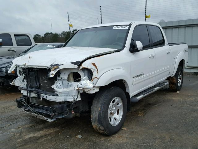 5TBET38146S498746 - 2006 TOYOTA TUNDRA DOU WHITE photo 2