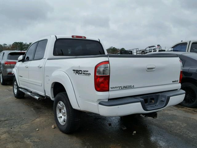 5TBET38146S498746 - 2006 TOYOTA TUNDRA DOU WHITE photo 3