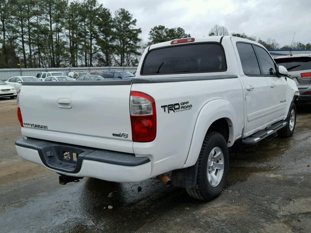 5TBET38146S498746 - 2006 TOYOTA TUNDRA DOU WHITE photo 4