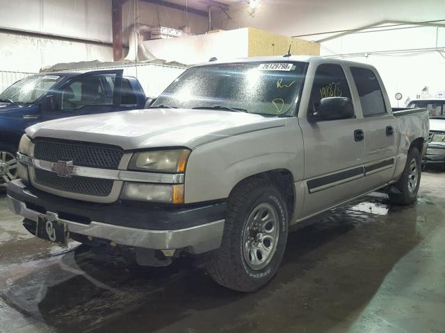 2GCEC13T851236271 - 2005 CHEVROLET SILVERADO TAN photo 2