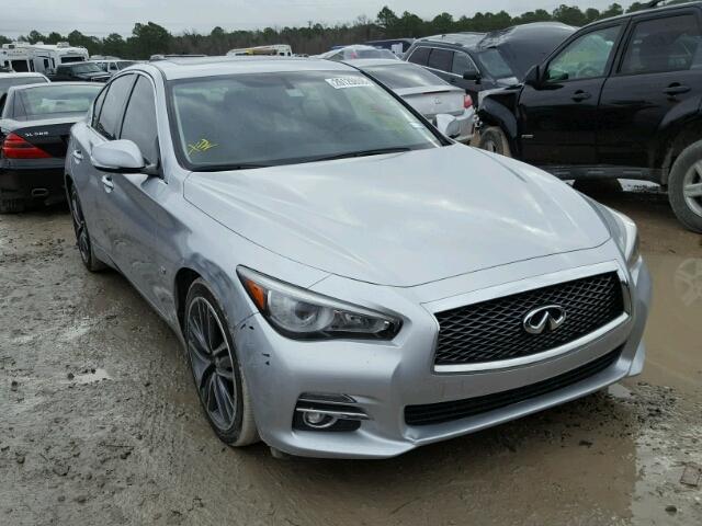JN1BV7AP3FM331948 - 2015 INFINITI Q50 BASE SILVER photo 1