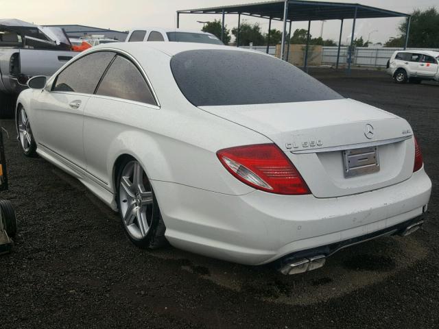 WDDEJ86X39A020164 - 2009 MERCEDES-BENZ CL 550 4MA WHITE photo 3