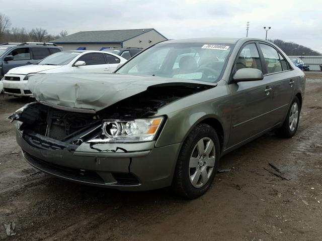 5NPET46C69H405706 - 2009 HYUNDAI SONATA GLS GRAY photo 2