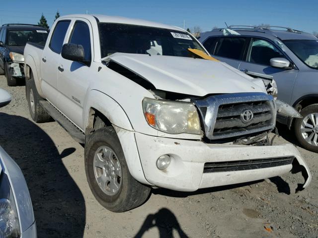 5TELU42N25Z004799 - 2005 TOYOTA TACOMA DOU WHITE photo 1