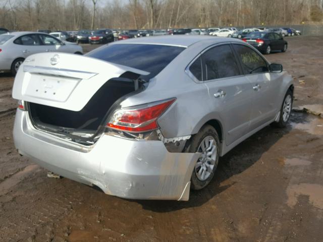 1N4AL3APXFC244549 - 2015 NISSAN ALTIMA 2.5 SILVER photo 4