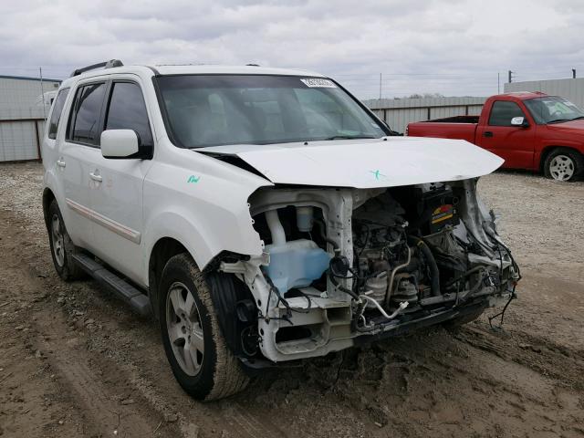 5FNYF3H55BB040890 - 2011 HONDA PILOT EXL WHITE photo 1