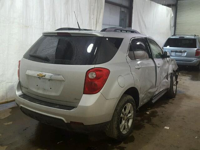 2GNFLEEK2C6176785 - 2012 CHEVROLET EQUINOX LT SILVER photo 4