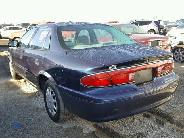 2G4WS52J931296115 - 2003 BUICK CENTURY CU BLUE photo 3