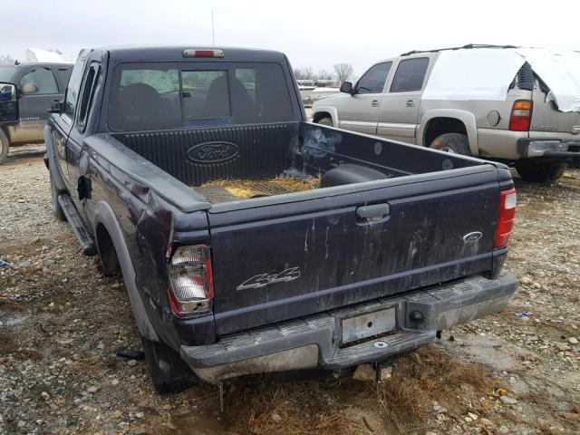 1FTZR45E53PA67262 - 2003 FORD RANGER SUP BLUE photo 3