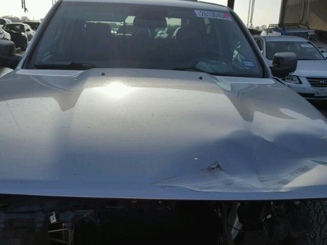 1C6RR7LT8ES276473 - 2014 RAM 1500 SLT SILVER photo 7