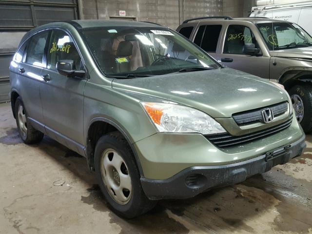 JHLRE48348C057796 - 2008 HONDA CR-V LX GREEN photo 1