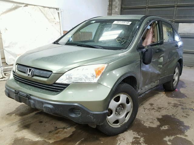 JHLRE48348C057796 - 2008 HONDA CR-V LX GREEN photo 2