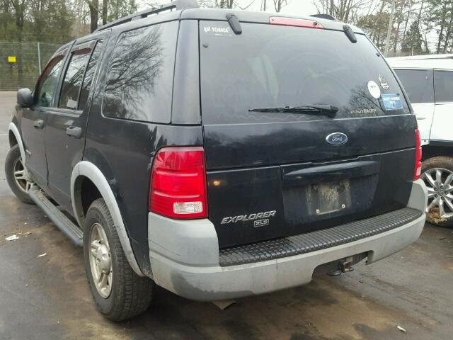 1FMZU62E92UA41838 - 2002 FORD EXPLORER X BLACK photo 3