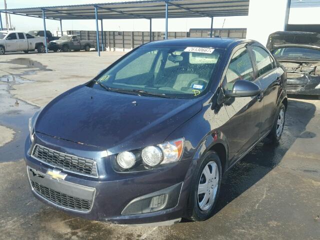 1G1JA5SH2F4115257 - 2015 CHEVROLET SONIC LS 蓝色 照片 2