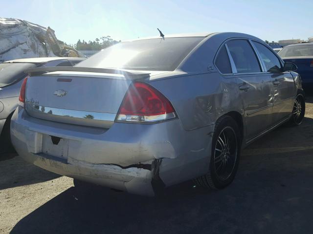 2G1WB55K769139724 - 2006 CHEVROLET IMPALA LS SILVER photo 4