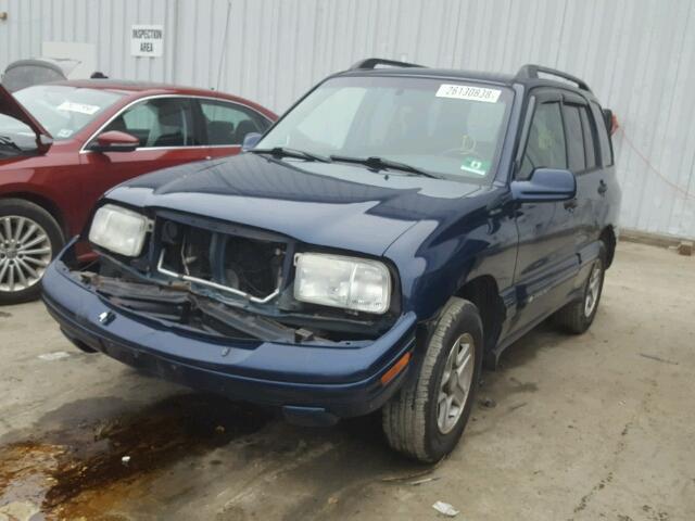 2CNBJ634036929460 - 2003 CHEVROLET TRACKER LT BLUE photo 2