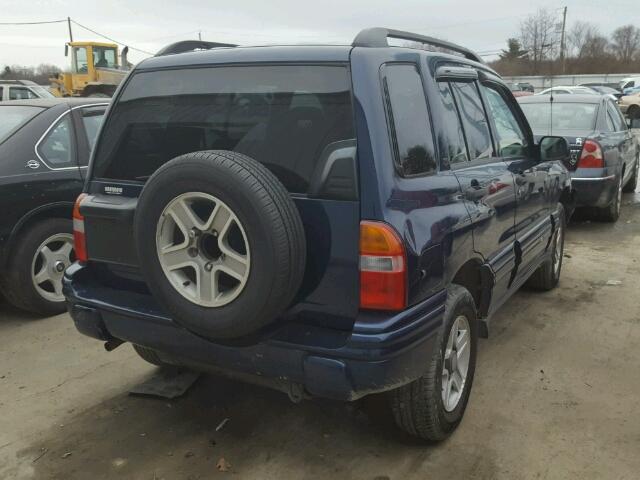 2CNBJ634036929460 - 2003 CHEVROLET TRACKER LT BLUE photo 4