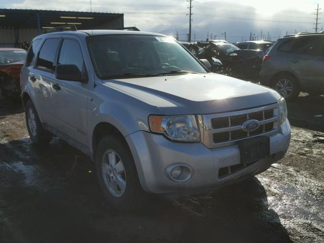 1FMCU93158KE64035 - 2008 FORD ESCAPE XLT SILVER photo 1