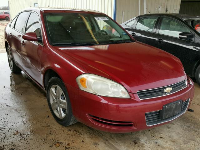 2G1WB58K469234589 - 2006 CHEVROLET IMPALA LS RED photo 1